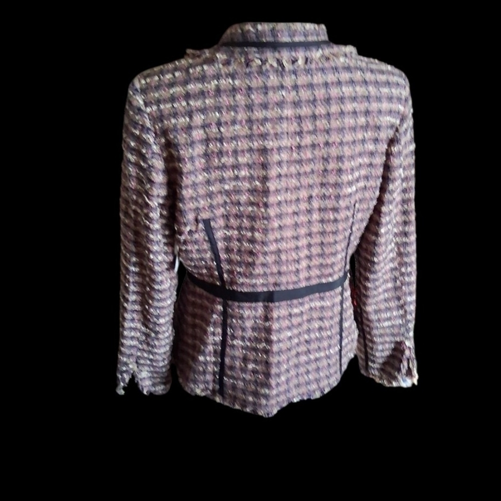 Bisou Bisou Multicolor Tweed Blazer - Picture 4 of 9